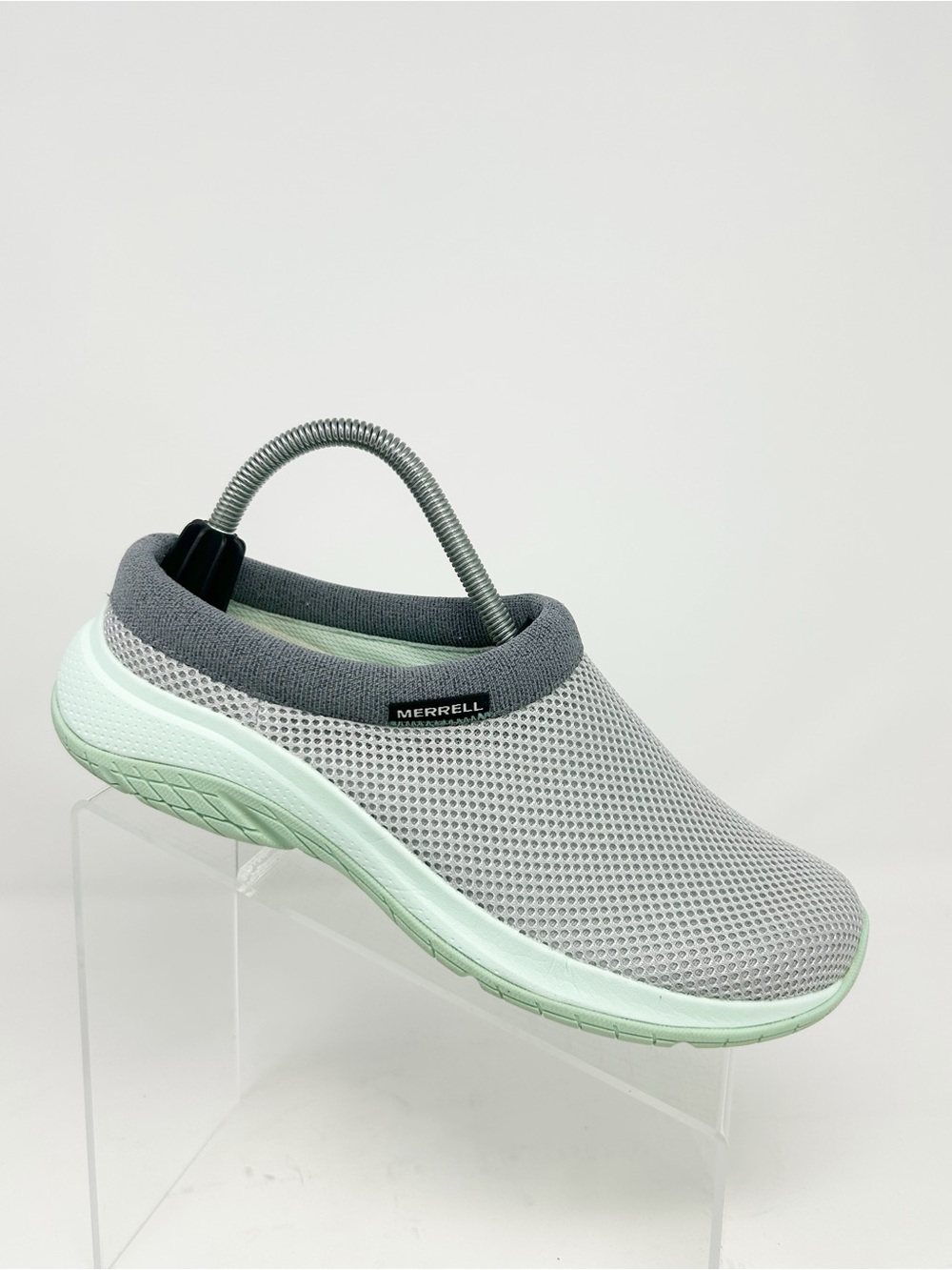 Merrell Encore Breeze 5 Women's Slip-On Clog Shoes Gray Mint Green Size 9